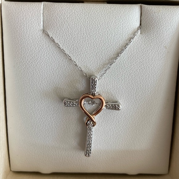 Reeds Jewelers Diamond Heart Necklace - Picture 4 of 5